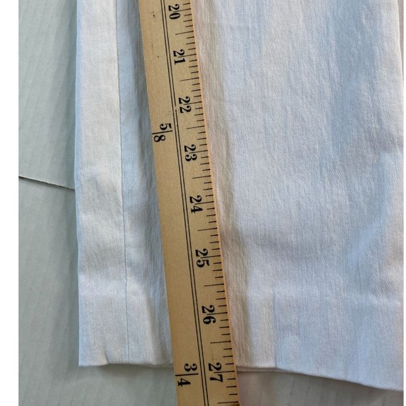 Grace Elements Womens White Stretch Contour Waist Pull On Pants Size M - Picture 6 of 8